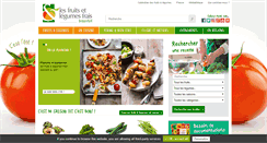Desktop Screenshot of lesfruitsetlegumesfrais.com